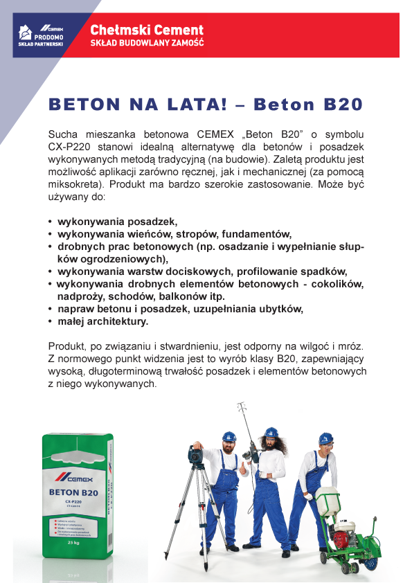 BETON NA LATA! – Beton B20